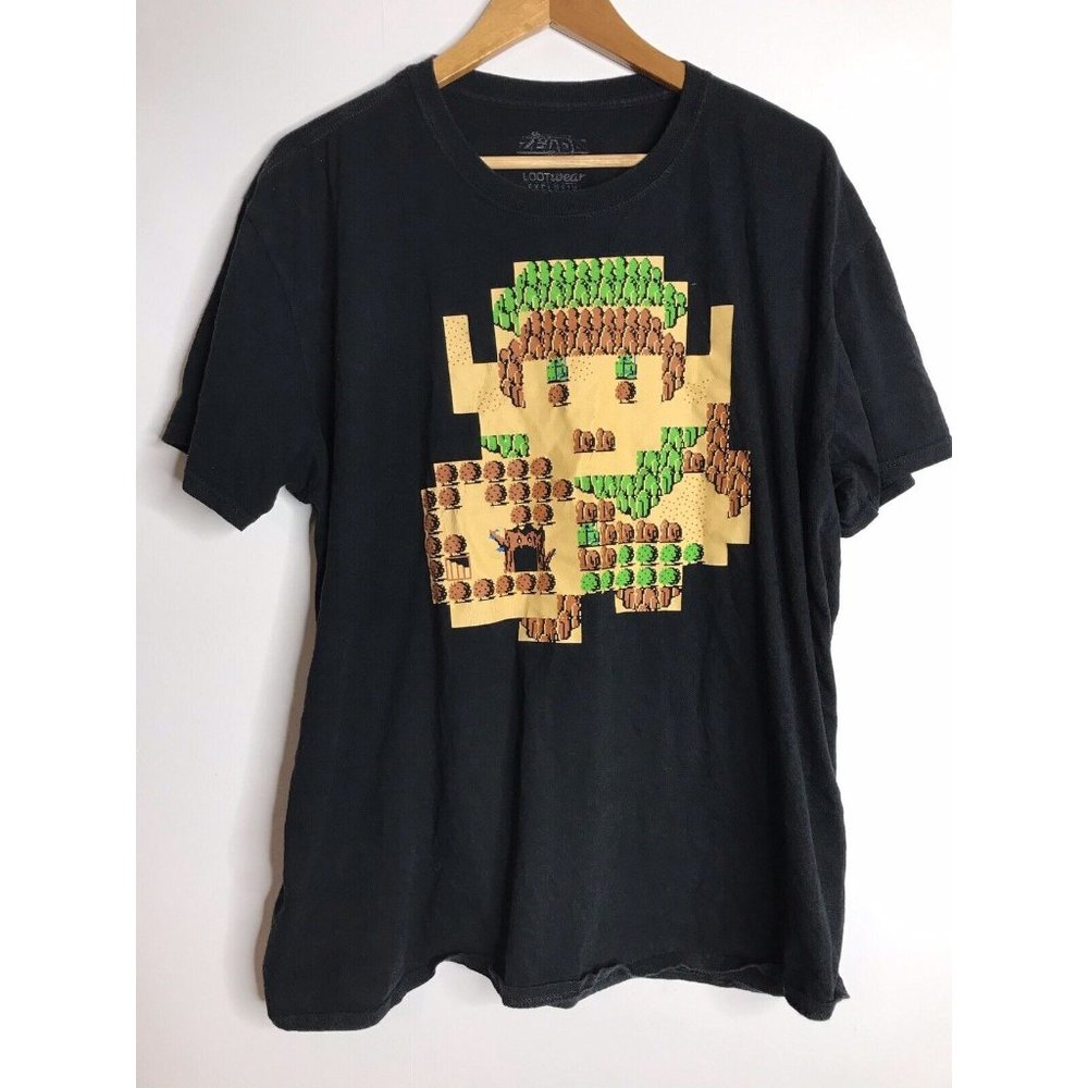 Zelda Lootwear Adult Size 2XL Black T-Shirt